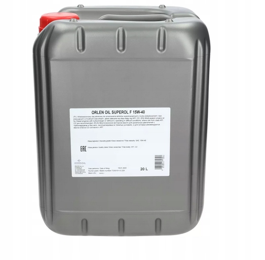 Олива моторна ORLEN O.OIL SUPEROL F CD 15w40